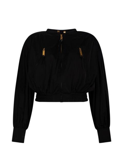 ELISABETTA FRANCHI zip-fastening bomber jacket