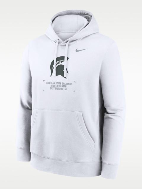 Nike Michigan State Club Basketball 2-Hit Men's Nike College Pullover Hoodie
