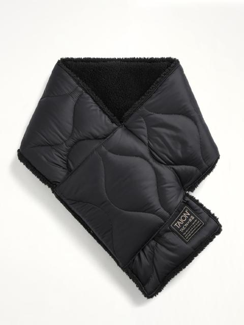 TAION Military Reversible Down Scarf in Black