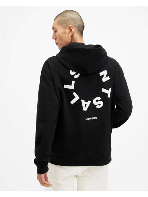 ALLSAINTS TIERRA PULLOVER CIRCLE LOGO HOODIE