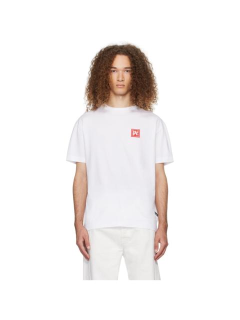 Palm Angels White Ski Club Classic T-Shirt