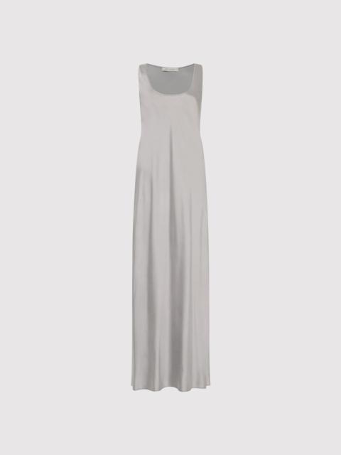 ST. AGNI Bias Tank Dress - Silver