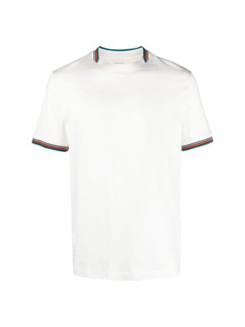 Paul Smith stripe-trim cotton T-shirt