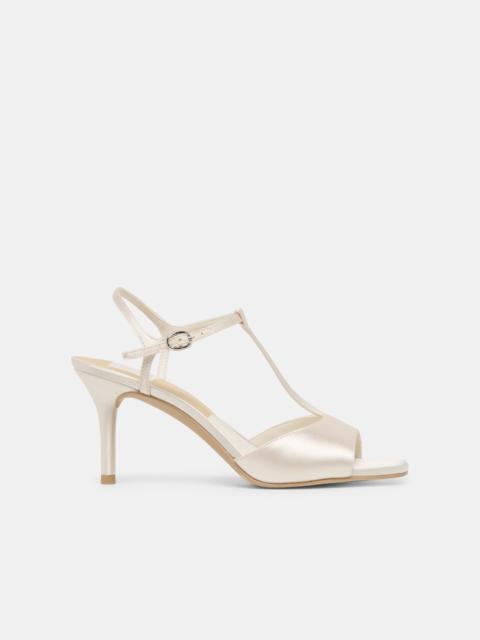dolce vita HILERY HEELS OFF WHITE SATIN