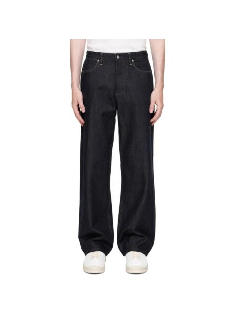 Jil Sander Blue Loose Denim Jeans