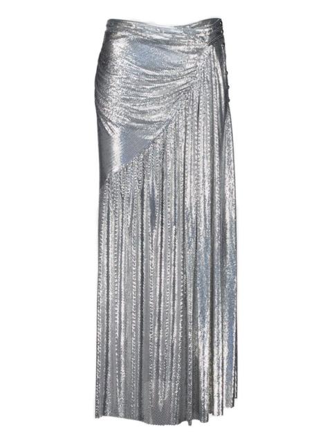 rabanne mesh midi skirt