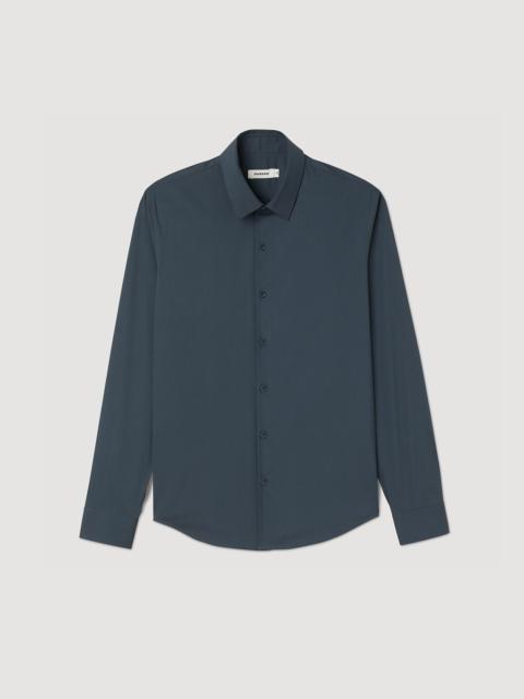 FITTED STRETCH COTTON SHIRT