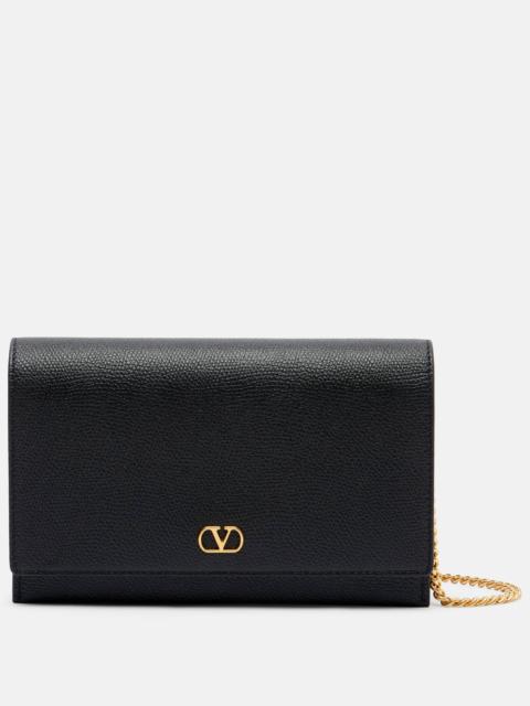 Valentino VLogo Signature Mini leather crossbody bag