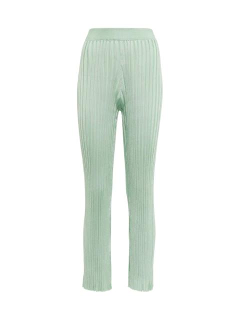 Jil Sander Ribbed-knit pants
