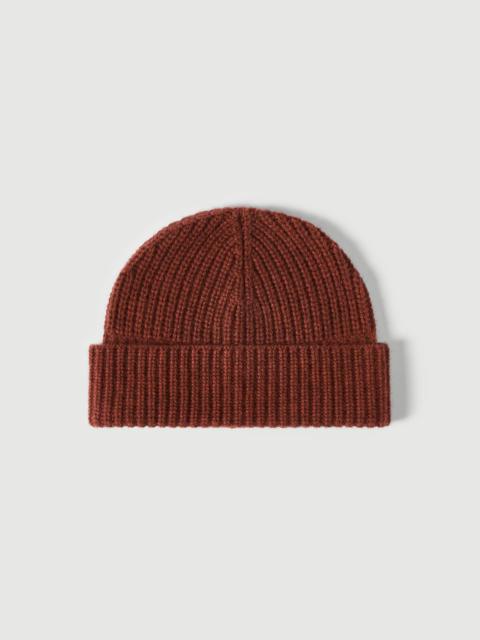 Brunello Cucinelli Cashmere English rib knit beanie