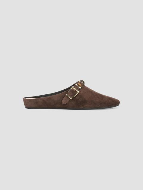 VERONICA BEARD Women's Narcisa Suede Mule Clogs - Espresso