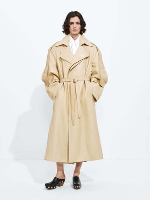 Bottega Veneta Semi Shiny Leather Trench