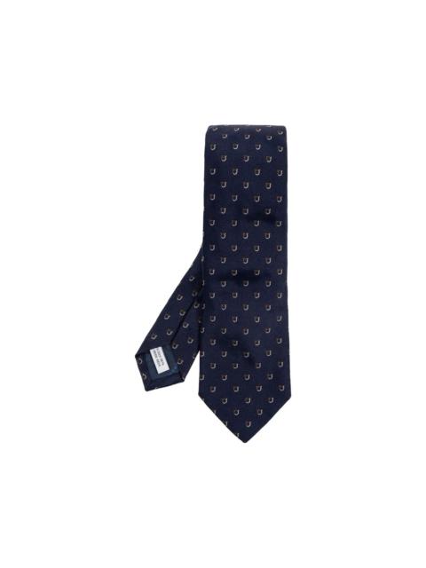 FERRAGAMO horseshoe-motif tie