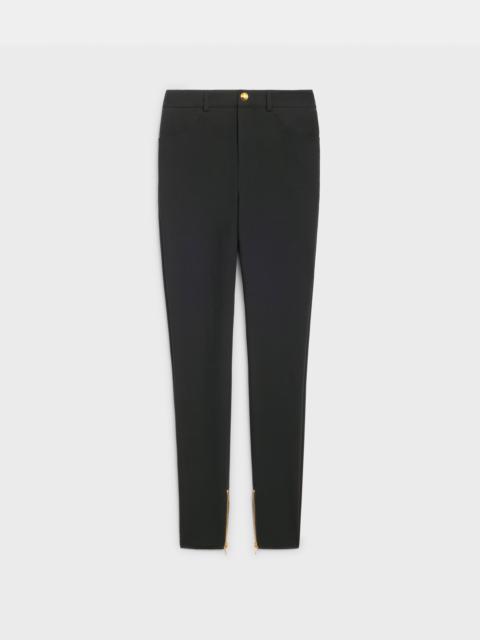 CELINE RIDING PANTS IN COMPACT WOOL