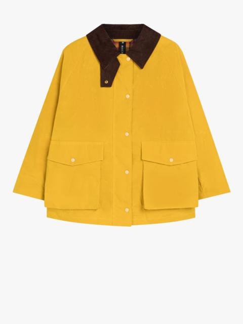 Mackintosh BLAIR YELLOW WAXED COTTON FIELD JACKET