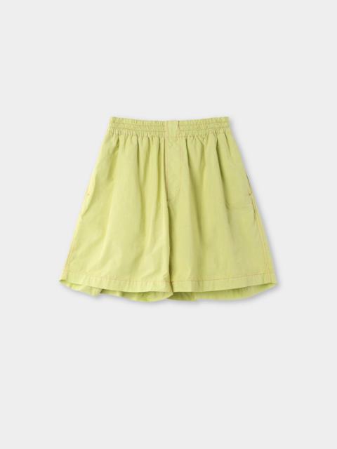 SUNNEI ELASTIC SHORTS / apple green