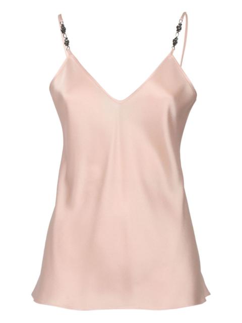 Max Mara Afelio embellished strap blouse