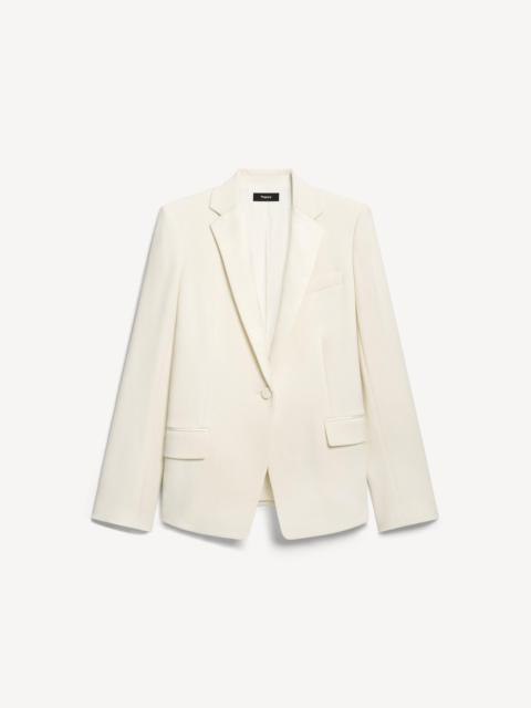 Theory Tuxedo Jacket in Admiral Crepe