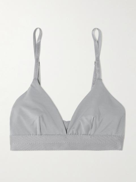 CDLP Stretch-tencel Lyocell Soft-cup Triangle Bra