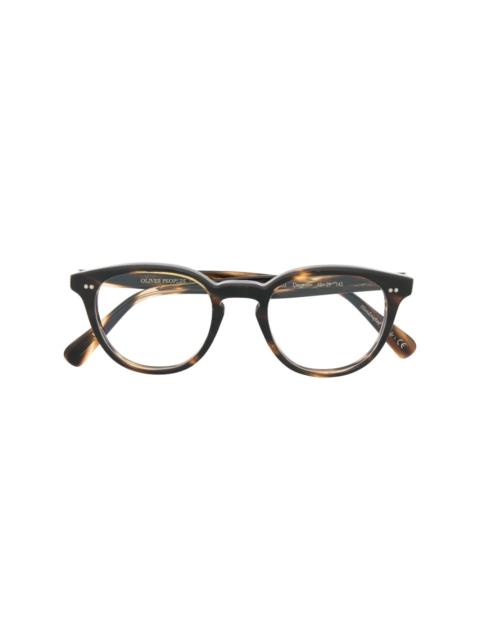 Oliver Peoples Desmon marbled glasses