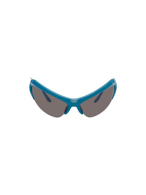 BALENCIAGA Blue Wire Cat-Eye Sunglasses