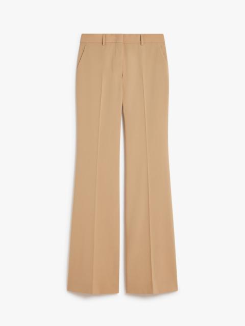 Sportmax HANGAR Flared stretch wool trousers