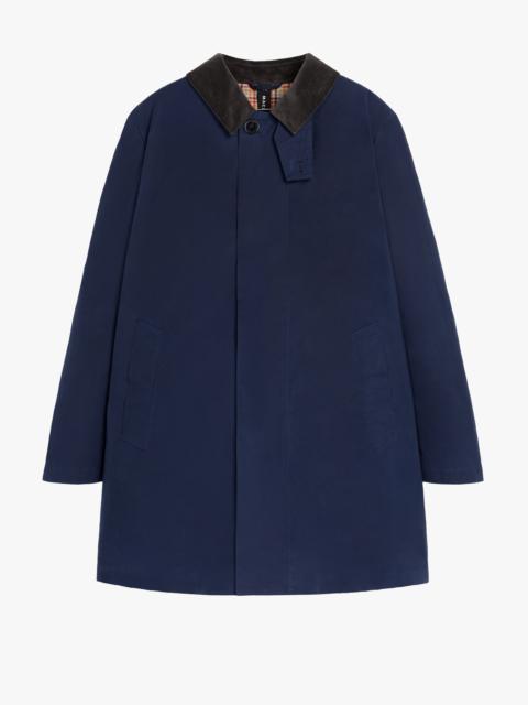 Mackintosh NORFOLK NAVY WAXED COTTON COAT