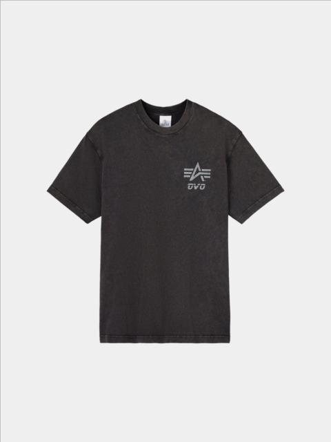 ALPHA INDUSTRIES OVO X ALPHA GARMENT DYE T-SHIRT