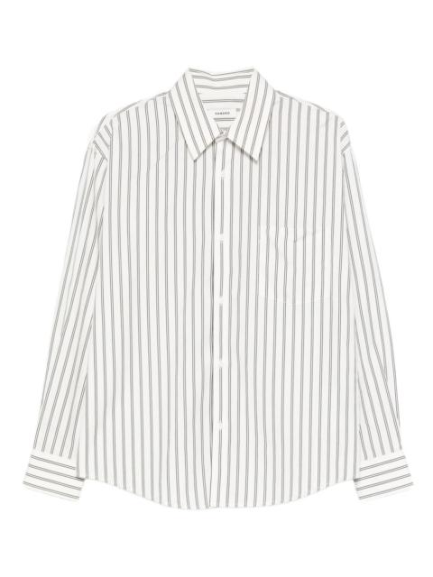 Sandro striped-pattern button shirt