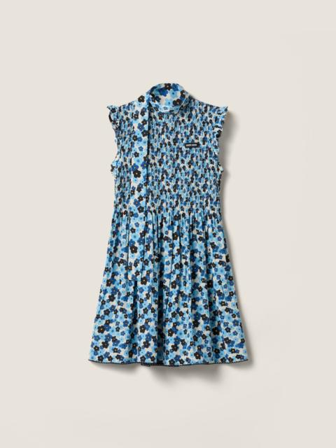 Miu Miu Crêpe de chine mini-dress