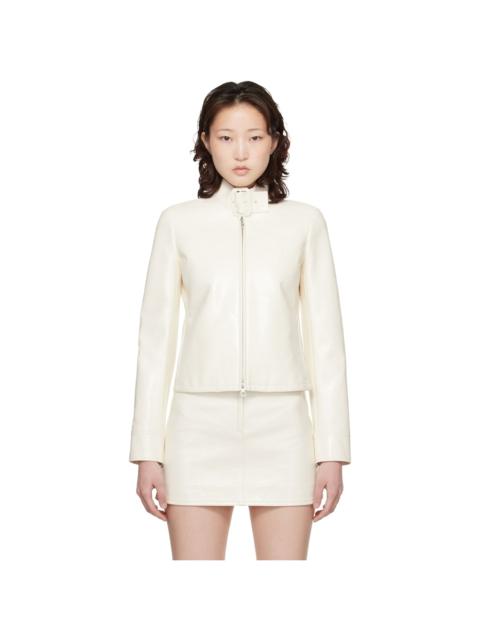 courrèges Off-White City Vinyl Jacket