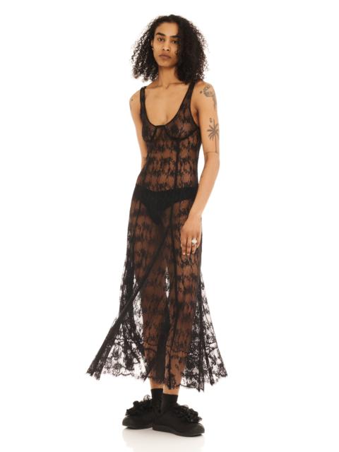 Collina Strada BLACK LONG PAMELA DRESS