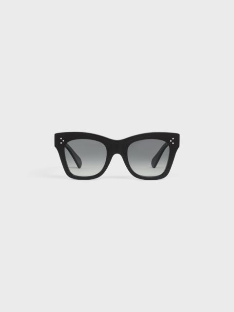 CELINE Cat Eye S004 Sunglasses in Acetate with Polarized Lenses