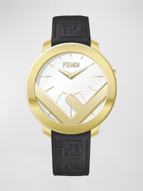 FENDI F is Fendi FF Leather Bracelet Watch, 28mm
