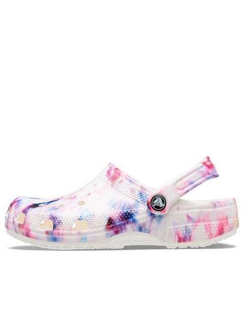 crocs (WMNS) Crocs Classic Tie Dye Graphic Clog 'Garnet & Multi' 205453-6TS