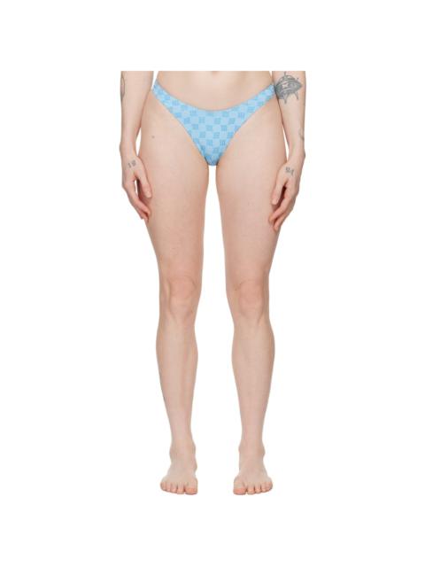 SSENSE Exclusive Blue Monogram Bikini Bottom