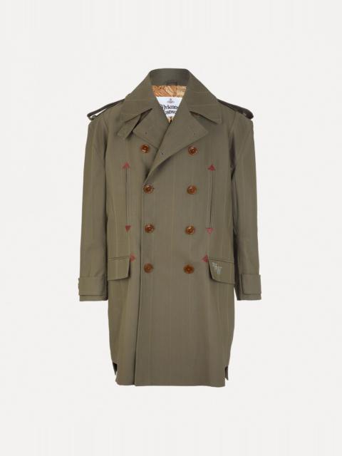 Vivienne Westwood STRIPPED TRENCH COAT