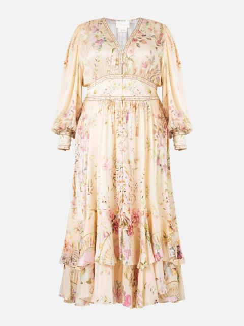 CAMILLA LONG BUTTON FRONT DRESS