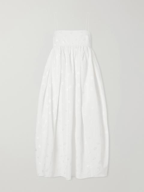 CECILIE BAHNSEN Cbvilma Floral-jacquard Maxi Dress