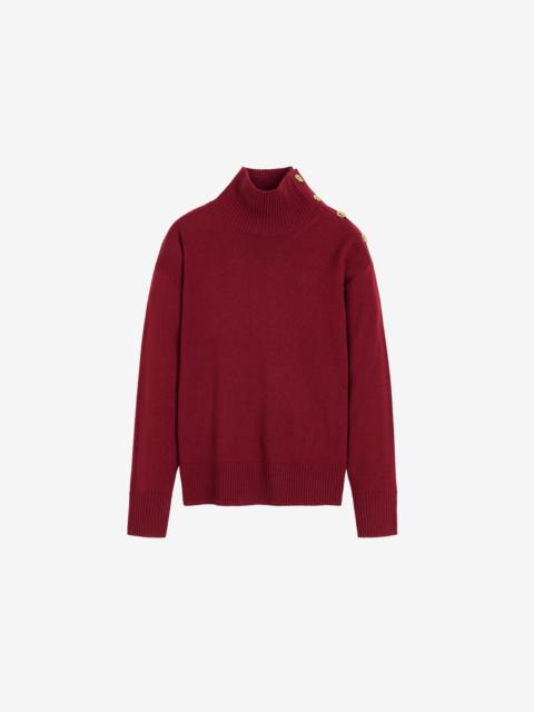 BY MALENE BIRGER By Malene Birger Vanille Wool Sweater - Cabernet