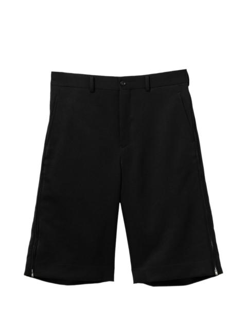 Comme des Garçons Homme Plus zip-detail wool shorts