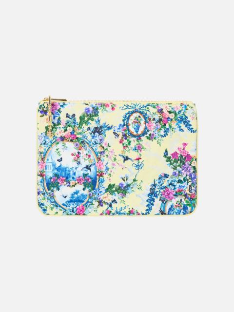 CAMILLA SMALL CANVAS CLUTCH CHINOISERIE CHILD