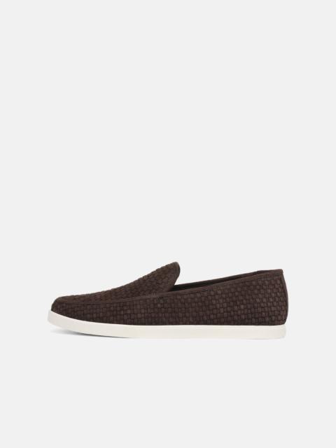 Vince Sonoma Woven Suede Loafer
