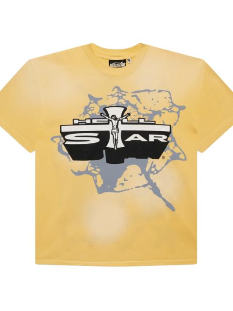 HELLSTAR Jesus Emblem 2.0 Short Sleeve T-Shirt "Yellow" HSR288