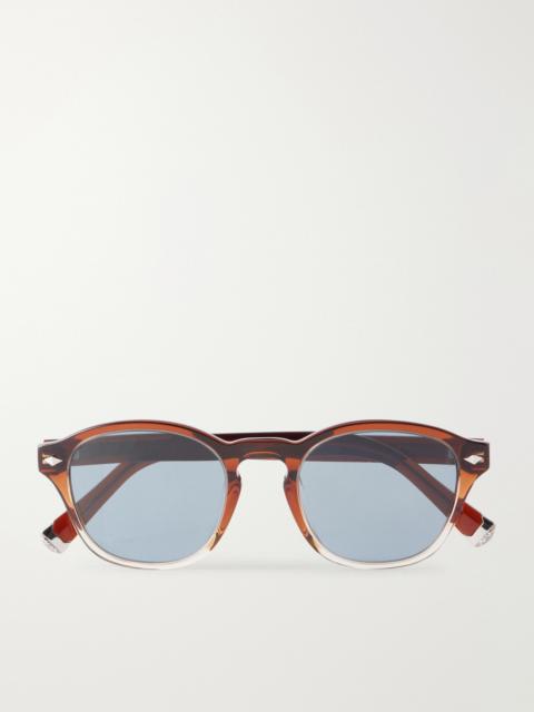 Brunello Cucinelli Round-Frame Acetate Sunglasses