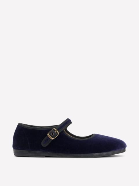 BODEN Flexi Mary Jane-Navy Velvet