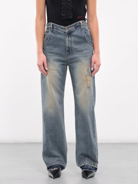 We11done Heart-Shaped Jeans