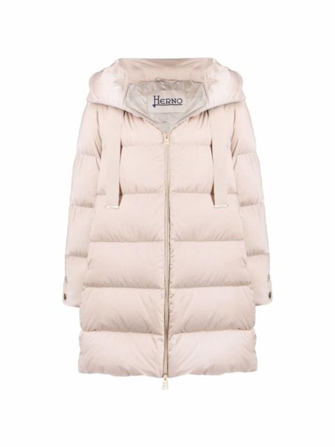 hooded padded coat