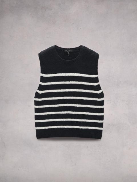 rag & bone Jen Striped Cotton Sweater Vest
Relaxed Fit