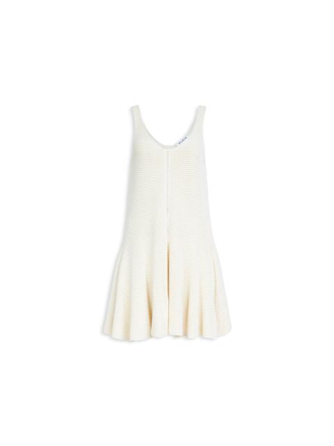 Alaïa WAFFLE GODETS DRESS